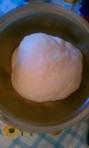 Dough before rising
